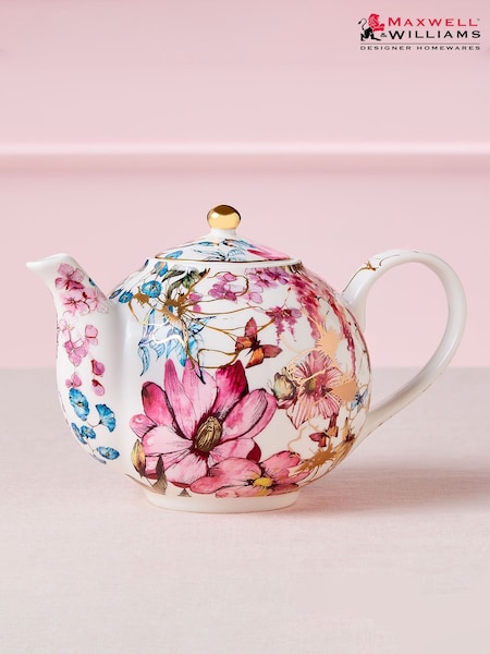 Maxwell & Williams White Estelle Michaelides Enchantment Teapot with Infuser (F17965) | £50