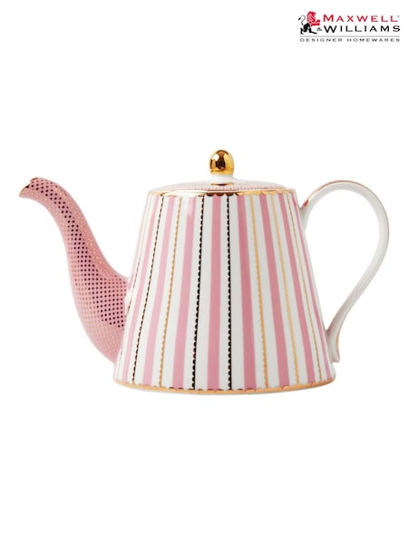 Maxwell & Williams Pink Teas and C's Regency Teapot with Infuser 1L (F17968) | £50