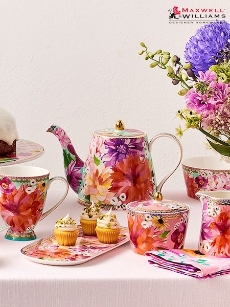 Maxwell & Williams Blue Teas and C's Dhalia Daze 500ml Teapot with Infuser (F17979) | £30