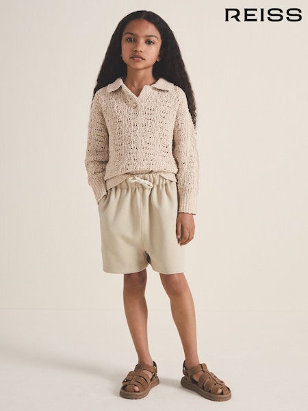 Reiss Neutral Hunter 9-13 yrs Reiss | 100 Ciels Bouclé Jumper (F18155) | £55