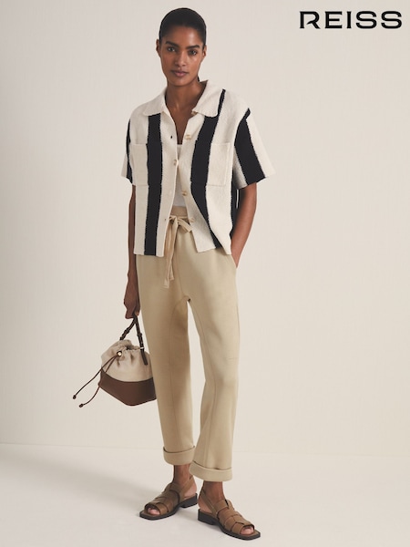 Reiss Mink Brandon Reiss | Les 100 Ciels Jersey Joggers (F18219) | £148