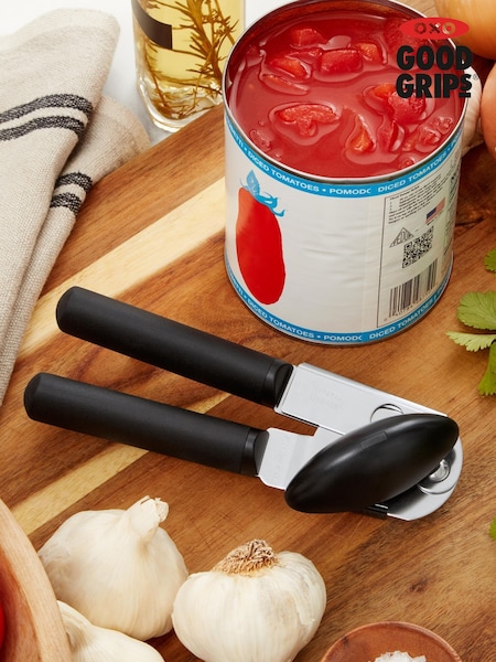 Oxo Silver Soft-Handled Can Opener (F18367) | £17.50