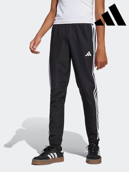 adidas Black/White Tiro 25 Essentials Woven Kids Joggers (F18429) | £30