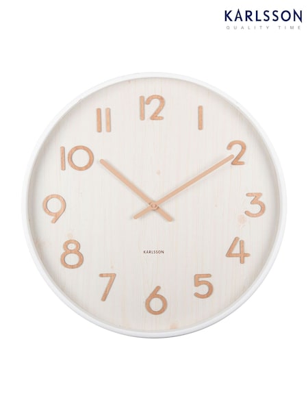 Karlsson White Pure Large Wall Clock (F18459) | £157