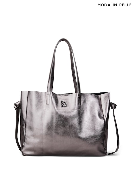 Large Indiana Leather Tote Bag With Internal Pouch (F18695) | £139
