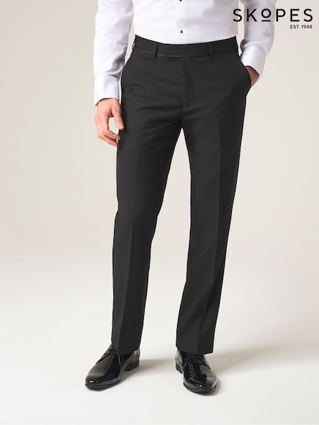 Skopes Black Tailored Fit Ronson Dinner Suit Trousers (F19197) | £49