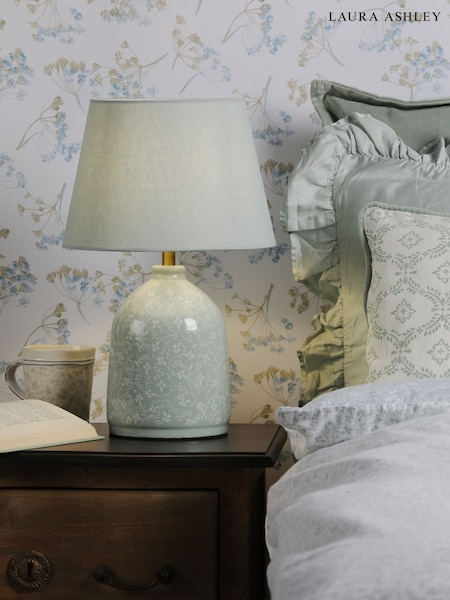 Laura Ashley Duck Egg Campion Table Lamp (F19286) | £70