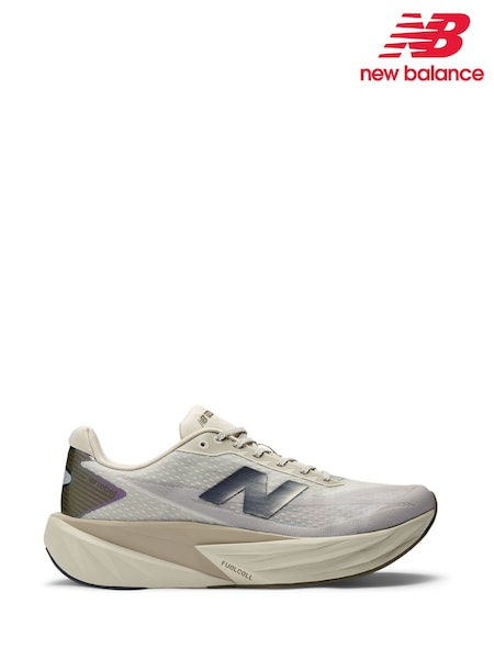 New Balance Cream Mens Fuelcell Rebel Trainers (F19596) | £140
