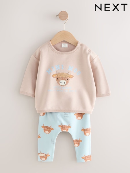 Blue Hamish Baby Sweat Top and Leggings Set (0mths-3yrs) (F19644) | £13 - £15
