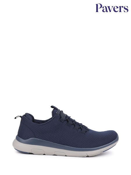 Pavers Blue Bungee Lace Trainers (F19747) | £40