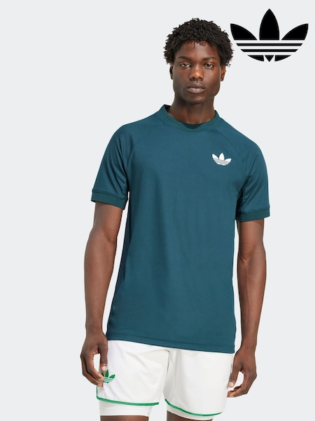 adidas Dark Green Tennis Pro Climacool Free Lift T-Shirt (F19818) | £60