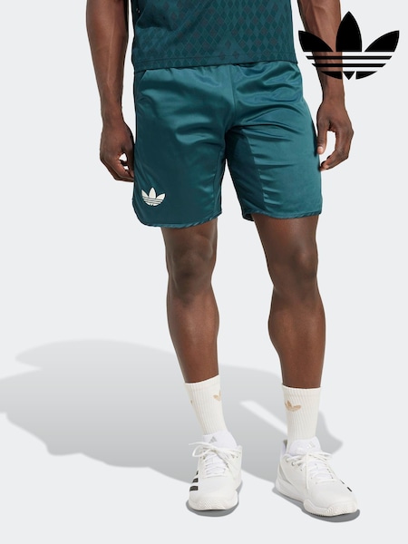 adidas Dark Green Tennis Pro Climacool Ergo Shorts (F19825) | £55
