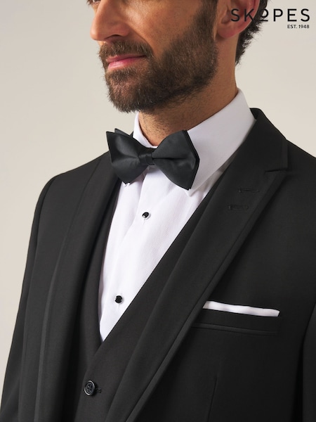 Skopes Black Tailored Fit Ronson Dinner Suit Jacket (F19854) | £100