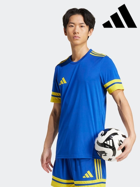adidas Blue Squadra 25 Jersey T-Shirt (F19941) | £20