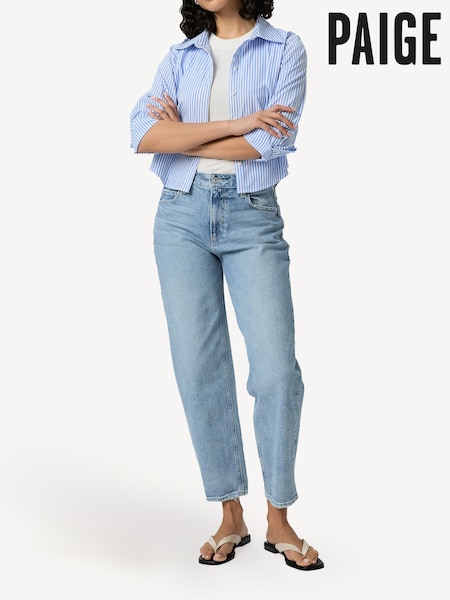 Paige Blue Alexis Barrel Leg Jeans (F20152) | £280