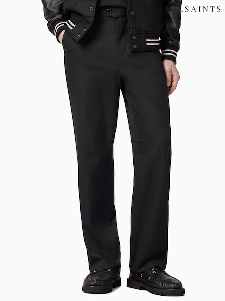 AllSaints Black Locke Trousers (F20394) | £129