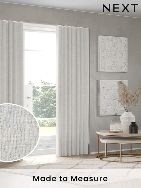 Natural Touch of Linen Made to Measure Curtains (F20627) | £100