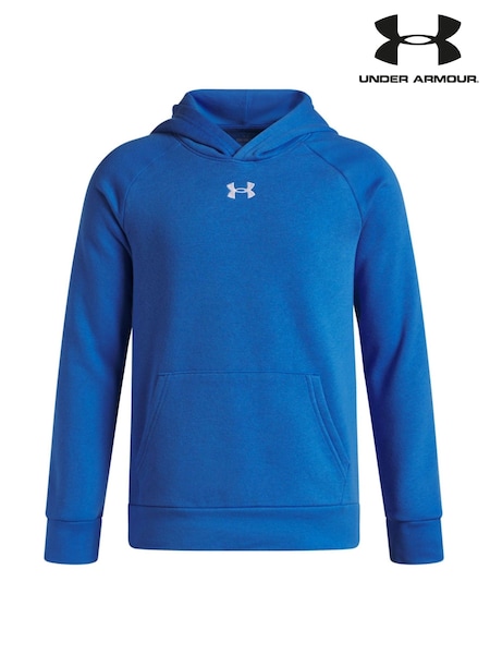 Under Armour Blue Rival Fleece Hoodie (F20684) | £40