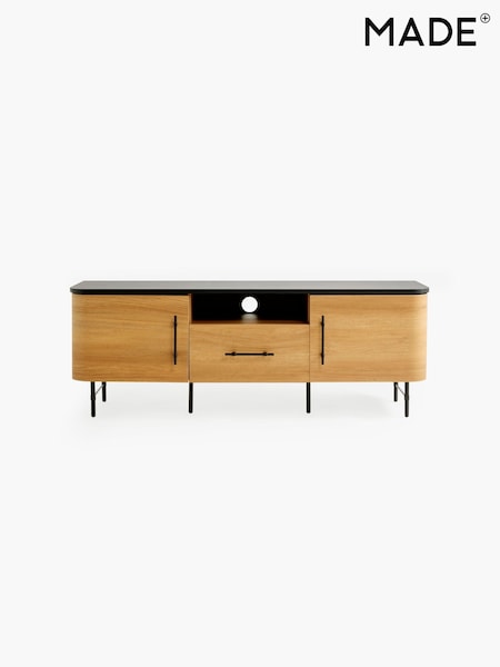 MADE.COM Oak Effect Zeke Wide Up to 58 Inch TV Unit (F20729) | £399