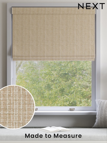 Natural Textured Weave Made to Measure Roman Blind (F20736) | £79