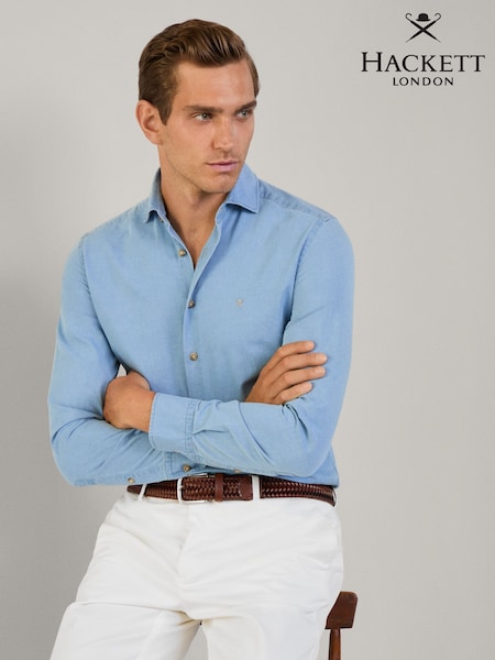 Hackett Tailored Fit Denim Shirt (F20815) | £120