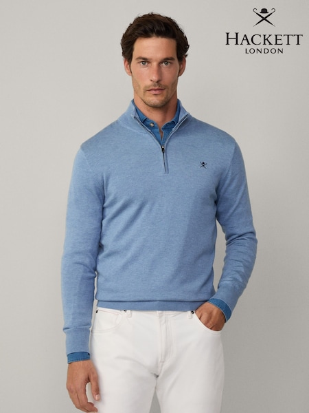 Hackett Quarter Zip Jumper (F20824) | £155
