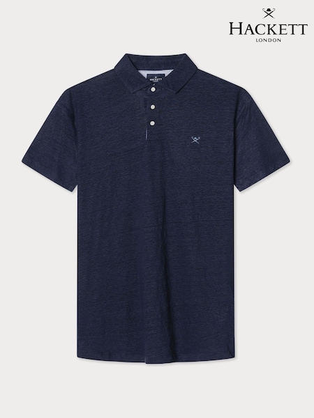 Linen Seersucker Polo (F20826) | £140