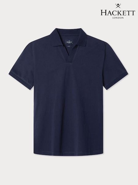 Soft Jersey Polo Shirt With Open Collar (F20854) | £110