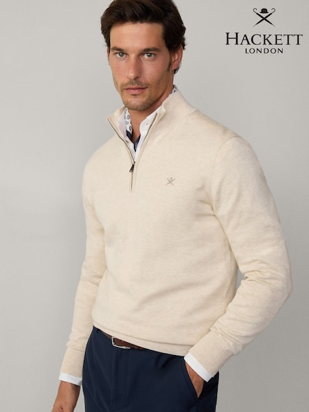 Hackett Quarter Zip Jumper (F20882) | £155