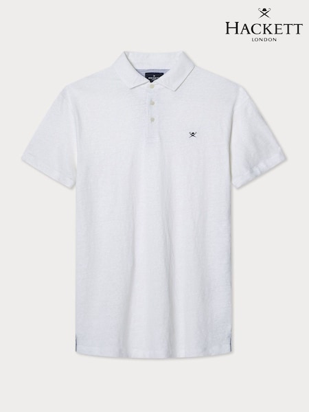 Linen Seersucker Polo (F20907) | £140