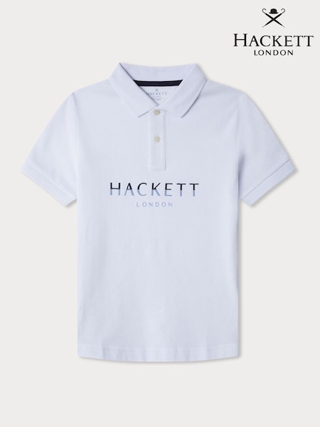 Hackett London Older Boys 100% Cotton Polo Shirt (F20910) | £55