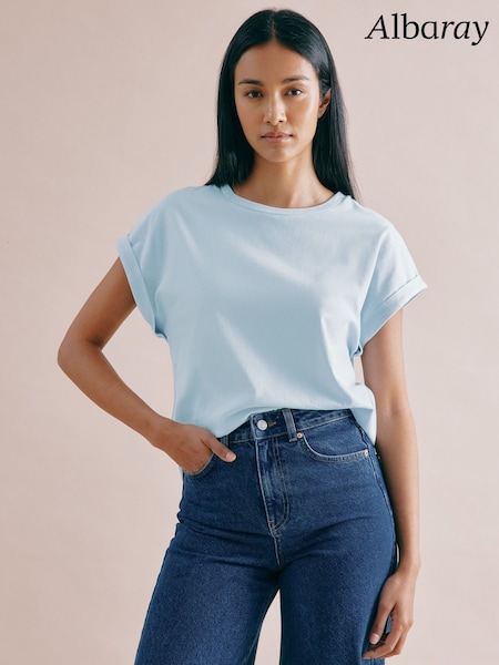 Albaray 100% Cotton Roll Back T-Shirt (F20992) | £29
