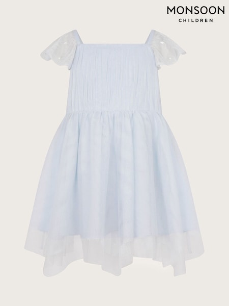 Monsoon Blue Baby Theodora Tulle Dress (F21157) | £32 - £34
