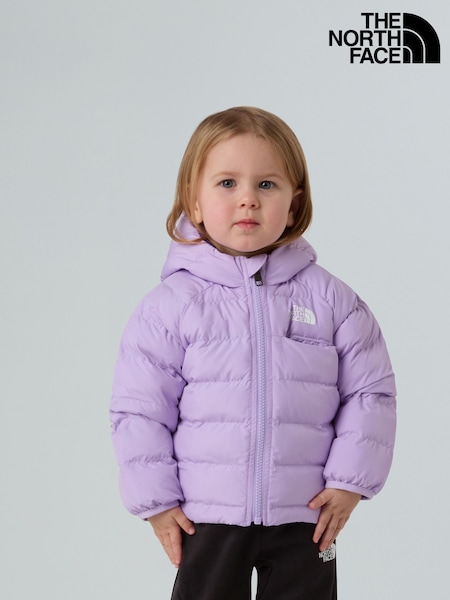The North Face Purple Reversible Perrito Baby Hooded Jacket (F21180) | £65