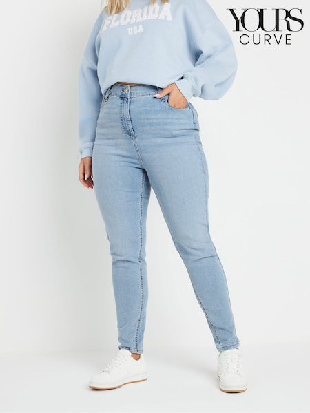 Yours Curve Blue AVA 30 Jeans (F21255) | £31