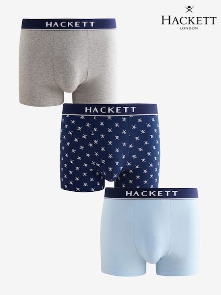 Hackett Pack Of 3 Cotton Boxer Trunks (F21559) | £40