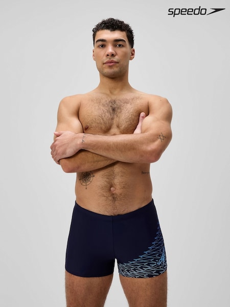 Speedo Blue Medley Logo Aqua Shorts (F21681) | £27.50