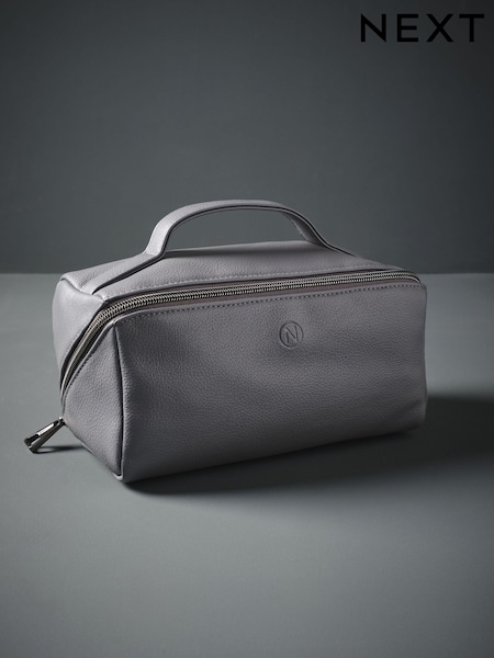 Fold Out Faux Leather Wash Bag (F21888) | £18