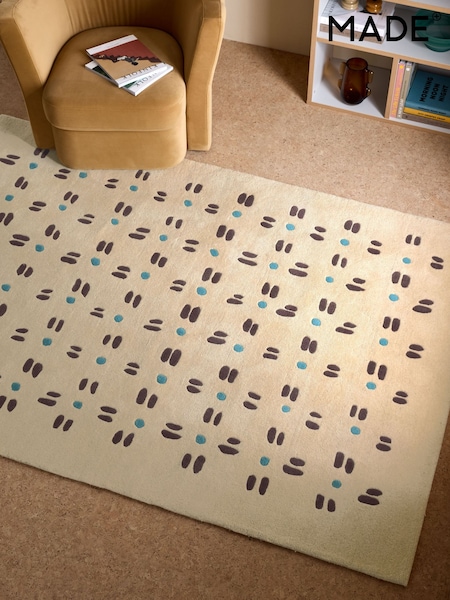 MADE.COM Natural Timeo Wool Tufted Rug (F22114) | £90 - £360