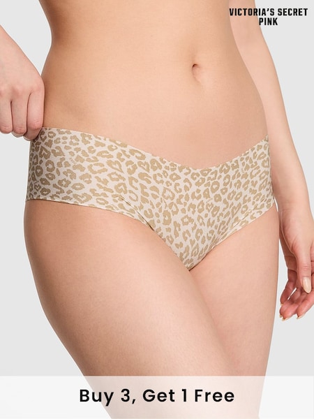 Victoria's Secret PINK White Leopard Cheeky Knickers (F22541) | £9