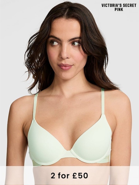 Victoria's Secret PINK Fresh Mint Green Push Up Push Up Bra (F22565) | £29