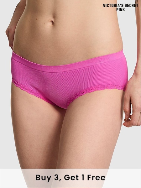 Victoria's Secret PINK Pink Gossip Hipster Seamless Knickers (F22603) | £9