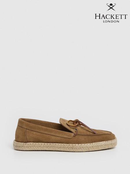 Hackett Suede Espadrilles With Lace-Up Detail (F22725) | £130