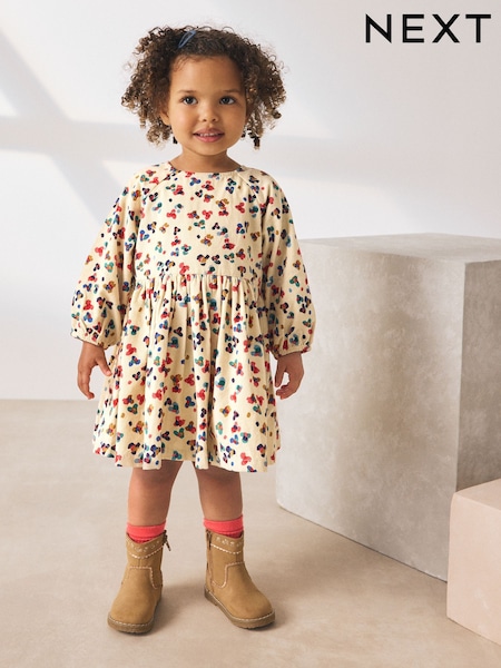 Multi Animal Cord Dress (3mths-8yrs) (F22908) | £14 - £20