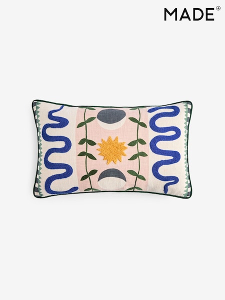 MADE.COM Aperion Bellamy Jean Embroidered Cushion (F22914) | £32