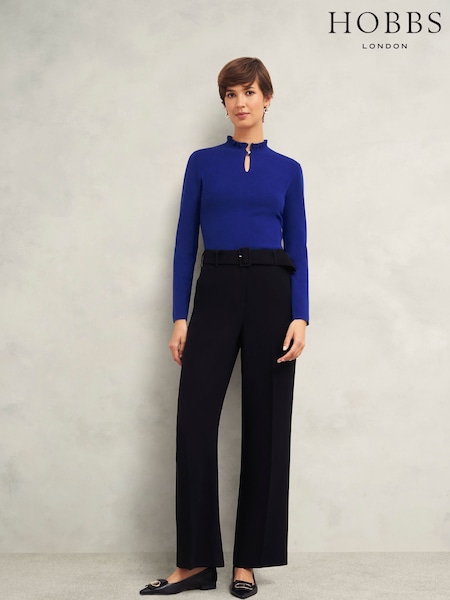 Hobbs Blue Cecilia Jumper (F23230) | £79