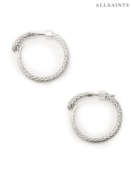 AllSaints Silver Serpent Earring Jacket (F23243) | £39