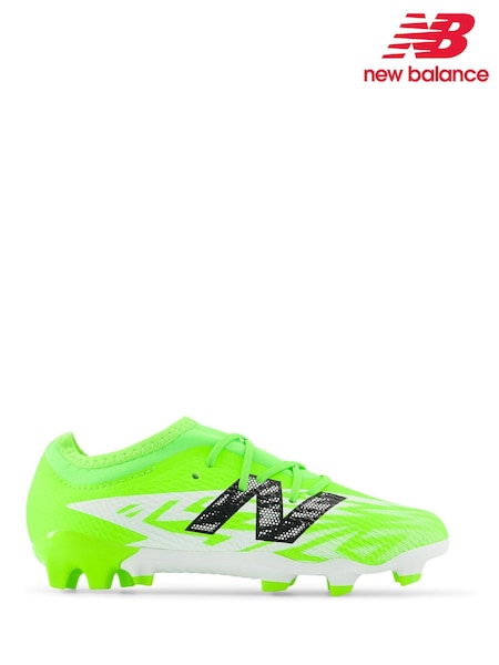 New Balance Green Kids Furon Firm Ground Football Boots (F23347) | £60