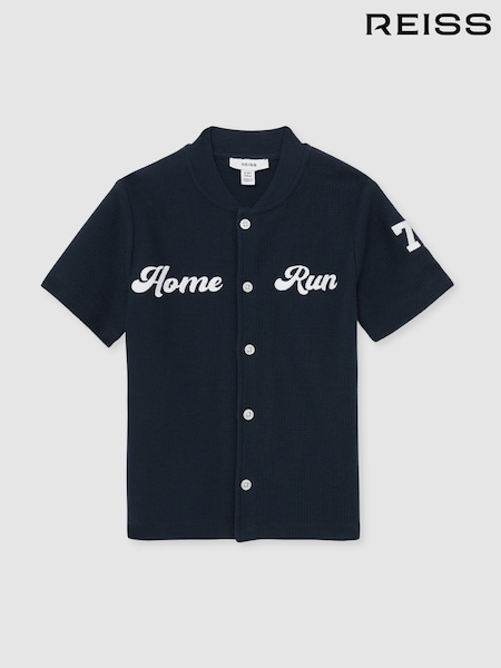 Reiss Navy Ortiz Shirt (F23376) | £38