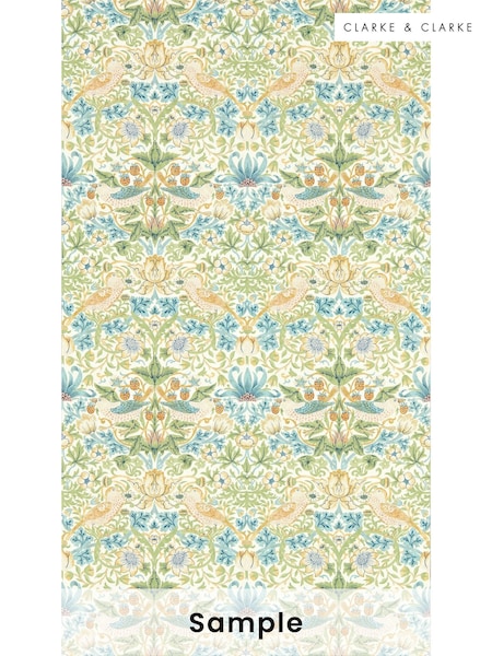Clarke & Clarke Apple Blush William Morris Strawberry Thief Wallpaper Sample (F23414) | £1